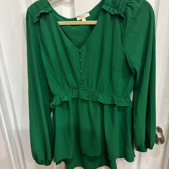 Emerald ODDY Size M Stunning Blouse - Picture 3 of 3